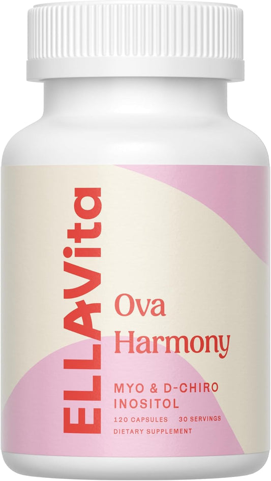 Ovarian Function Support Capsules - Myo & D Chiro Inositol - Hormonal Balance - 120 Supplement Capsules