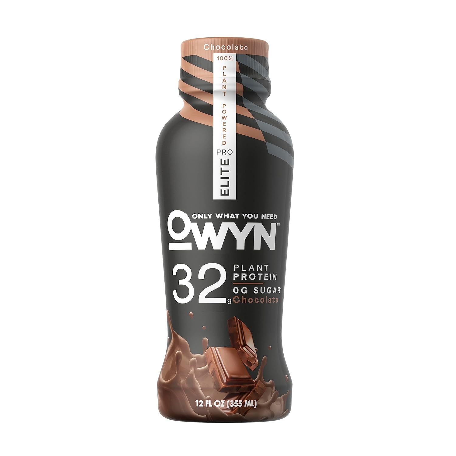 OWYN Chocolate Pro Elite Plant Protein Shake - 12 Fluid Ounces