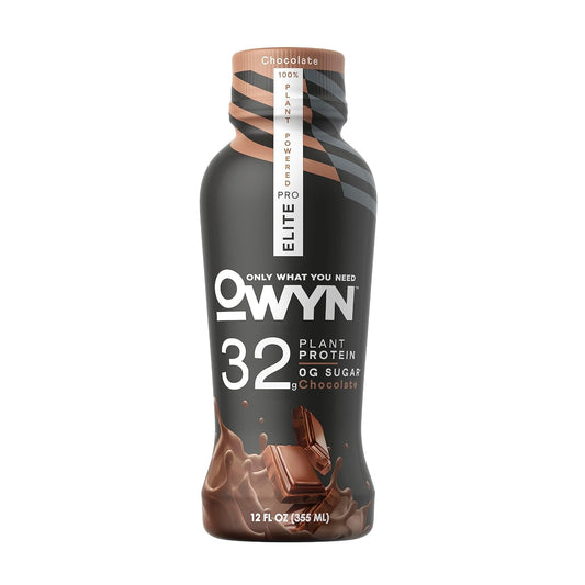 OWYN Chocolate Pro Elite Plant Protein Shake - 12 Fluid Ounces