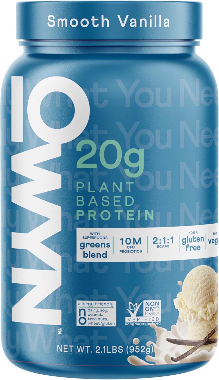 OWYN Dairy Free Protein Powder with 20g Protein, Probiotics, Superfoods Greens, Vanilla Flavor - 2.1 Pound Pack