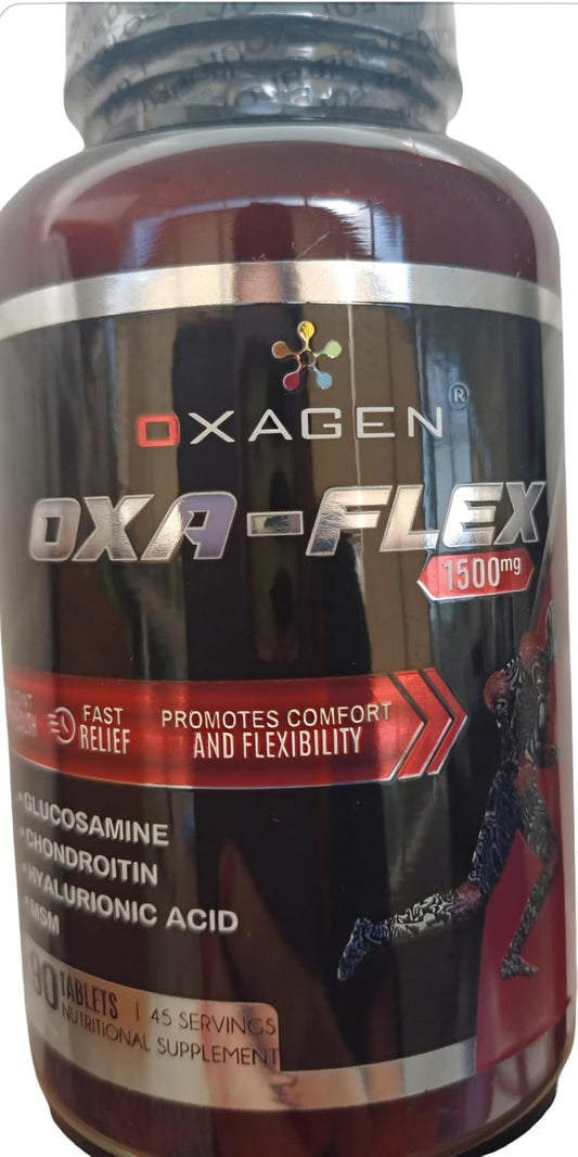 Oxa-Flex Glucosamine Chondroitin MSM Hyaluronic Acid Tablets - 90 Count