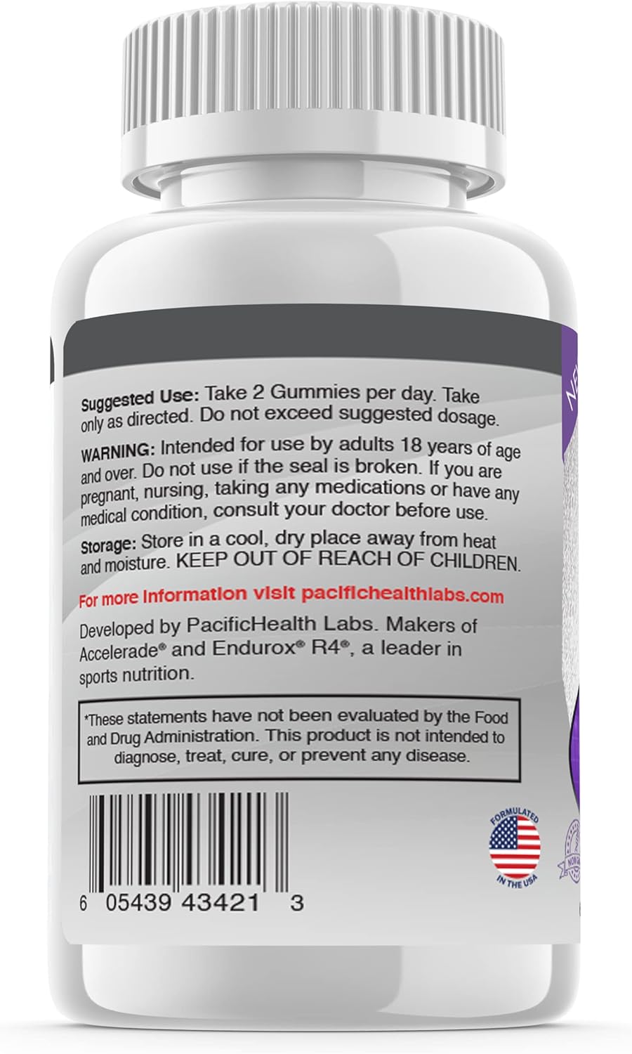 PacificHealth Healthy Joints Gummies - Joint Support with Glucosamine, Chondroitin, MSM - 60 Gummies for Mobility and Flexibility