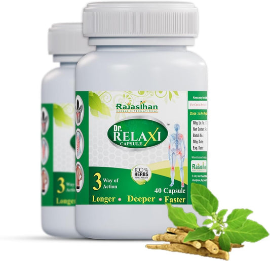Pack of 2 Dr. Relaxi Capsules for Men and Women - Stress Relief Supplement