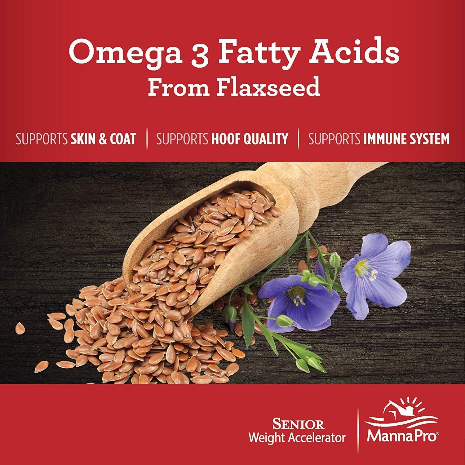 Pack of 2 Manna Pro Senior Weight Accelerator for Horses, 16 Pounds Total