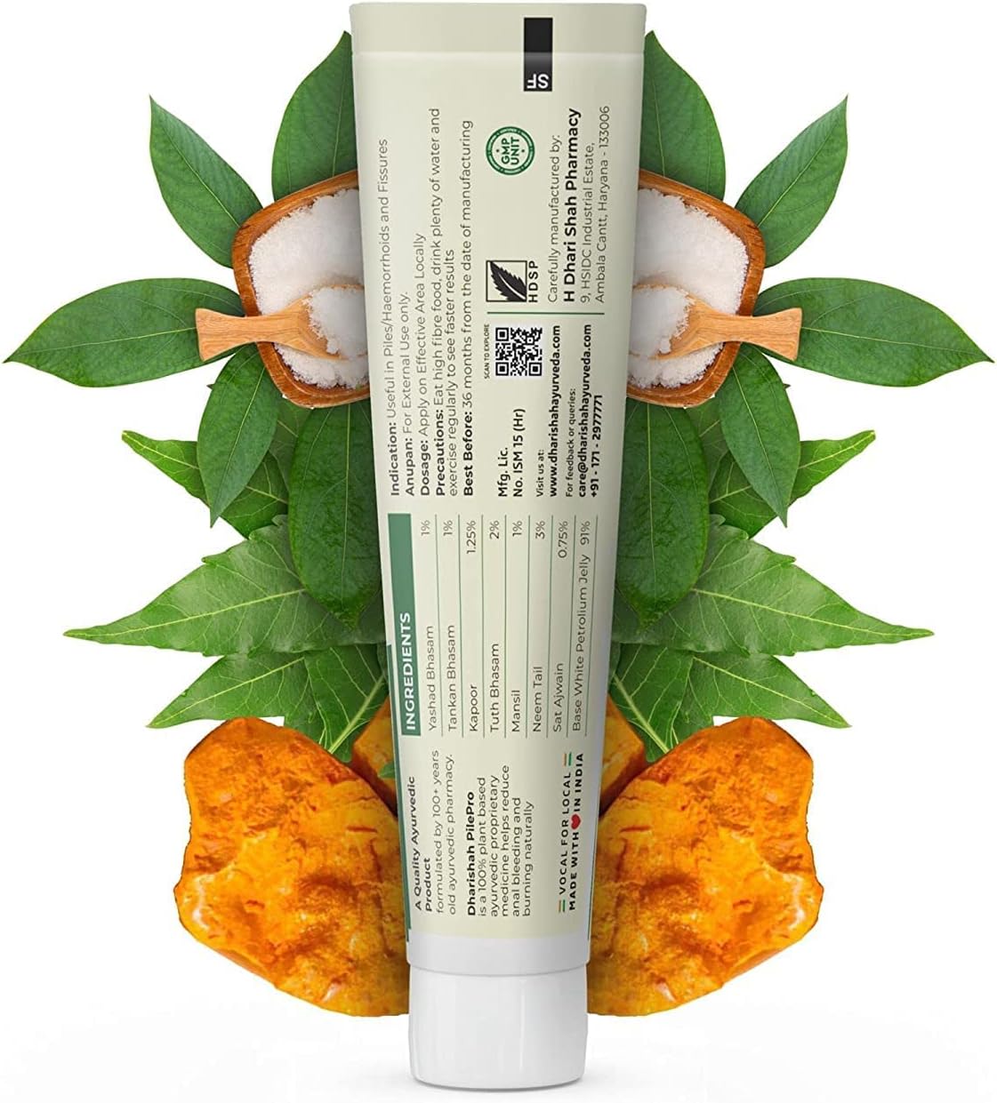 Pack of 2 Naturix Ayurveda PilePro Ointment 20gm for Hemorrhoids