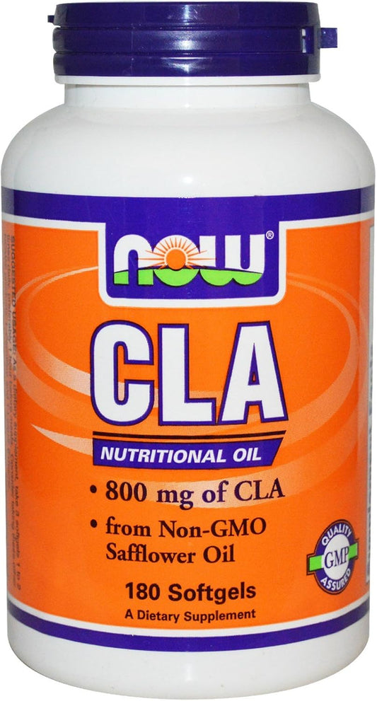 Pack of 2 NOW Foods CLA 800mg Softgels - Total 180 Softgels