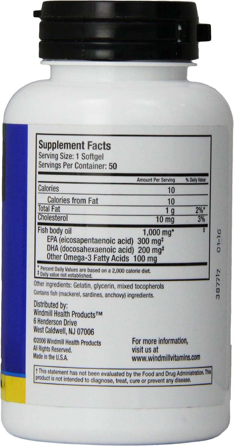 Pack of 2 Omgeworks Omegaworks Super Omega 3 Softgels - 50-Count Bottles for Heart Health and Wellness