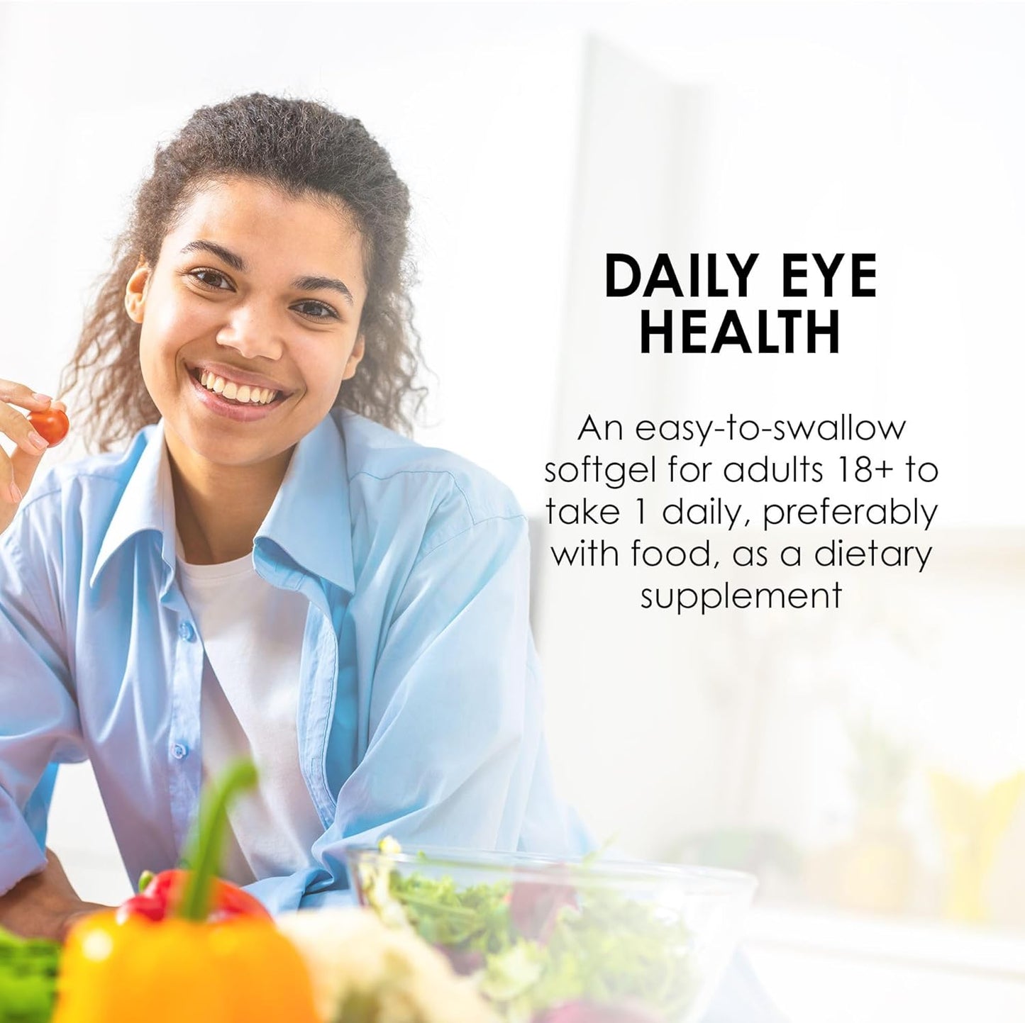 Pack of 3 Mason Natural Lutein 6 mg with Vitamin E for Healthy Vision & Eye Function, 6 Month Supply