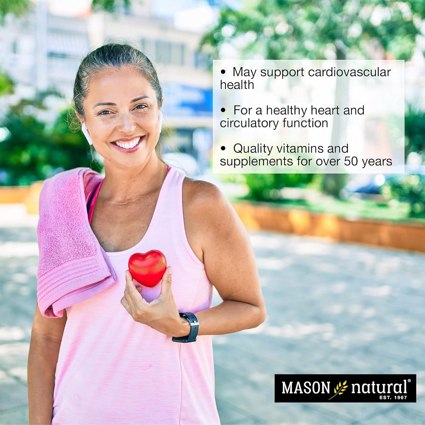 Pack of 3 MASON NATURAL Red Yeast Rice Capsules for Heart Health & Blood Circulation