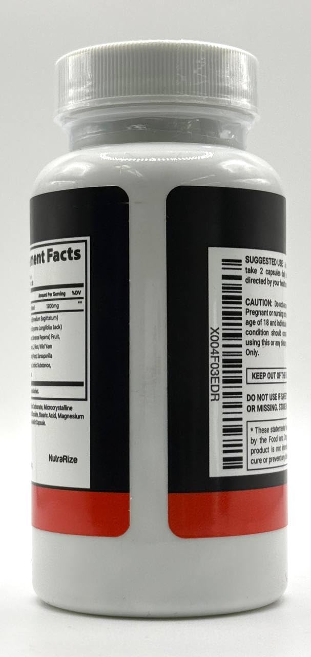 Pack of 3 NutraRize Alpha Force Capsules for Energy and Performance - All Natural Nutritional Formula (180 Capsules)