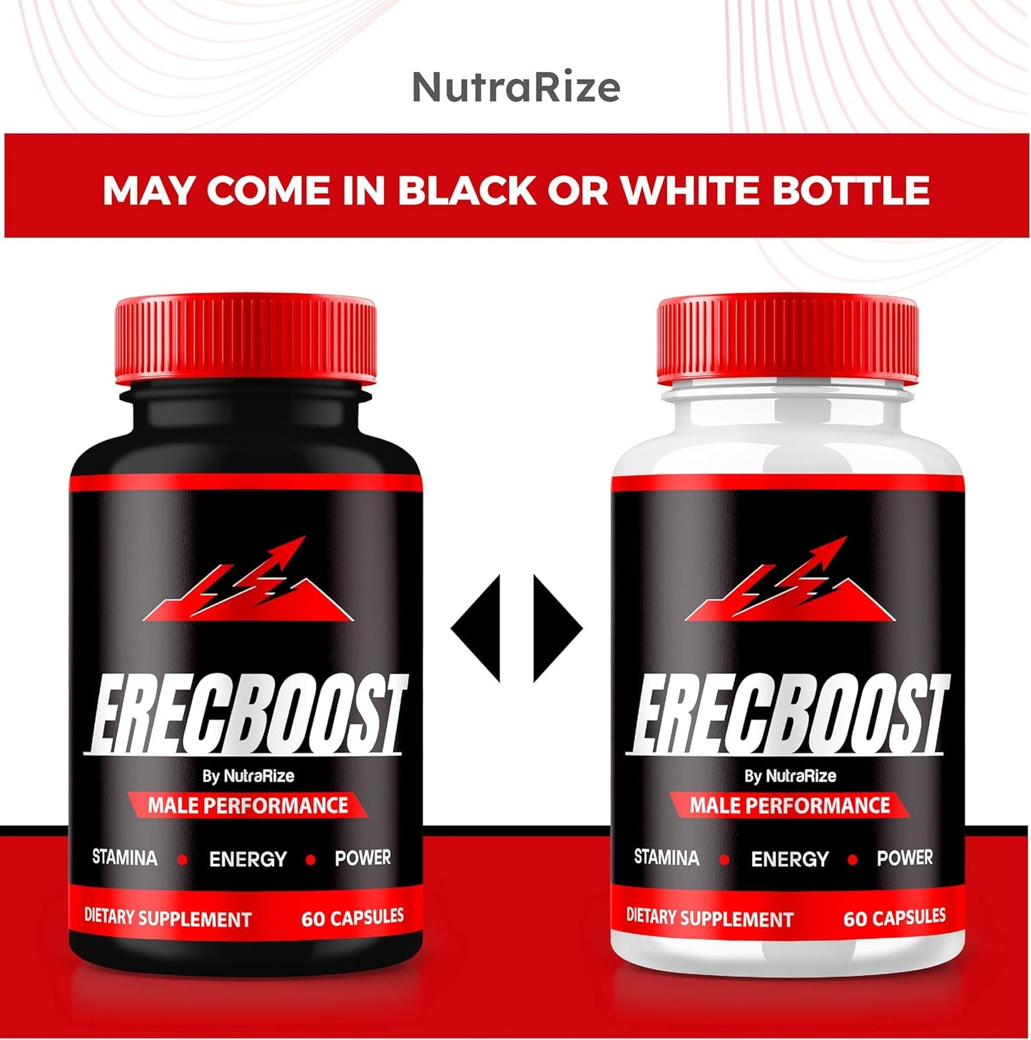 Pack of 3 NutraRize ErecBoost ME Capsules for Energy & Well-Being with Fenugreek (180 Capsules)