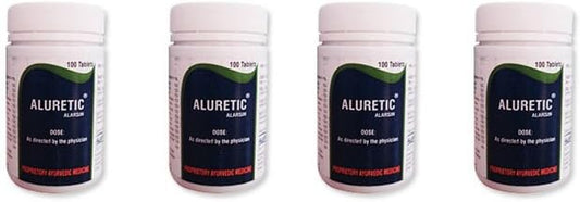 Pack of 4 Natural Diuretic Alarsin Aluretic Tablets