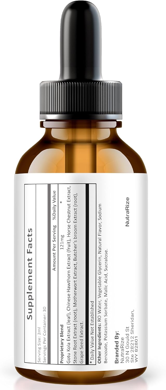 Pack of 5 NutraRize Sugar Shield Drops - Maximum Strength Blood Support Liquid Supplement with Natural Blood Blend Complex - 150 Servings