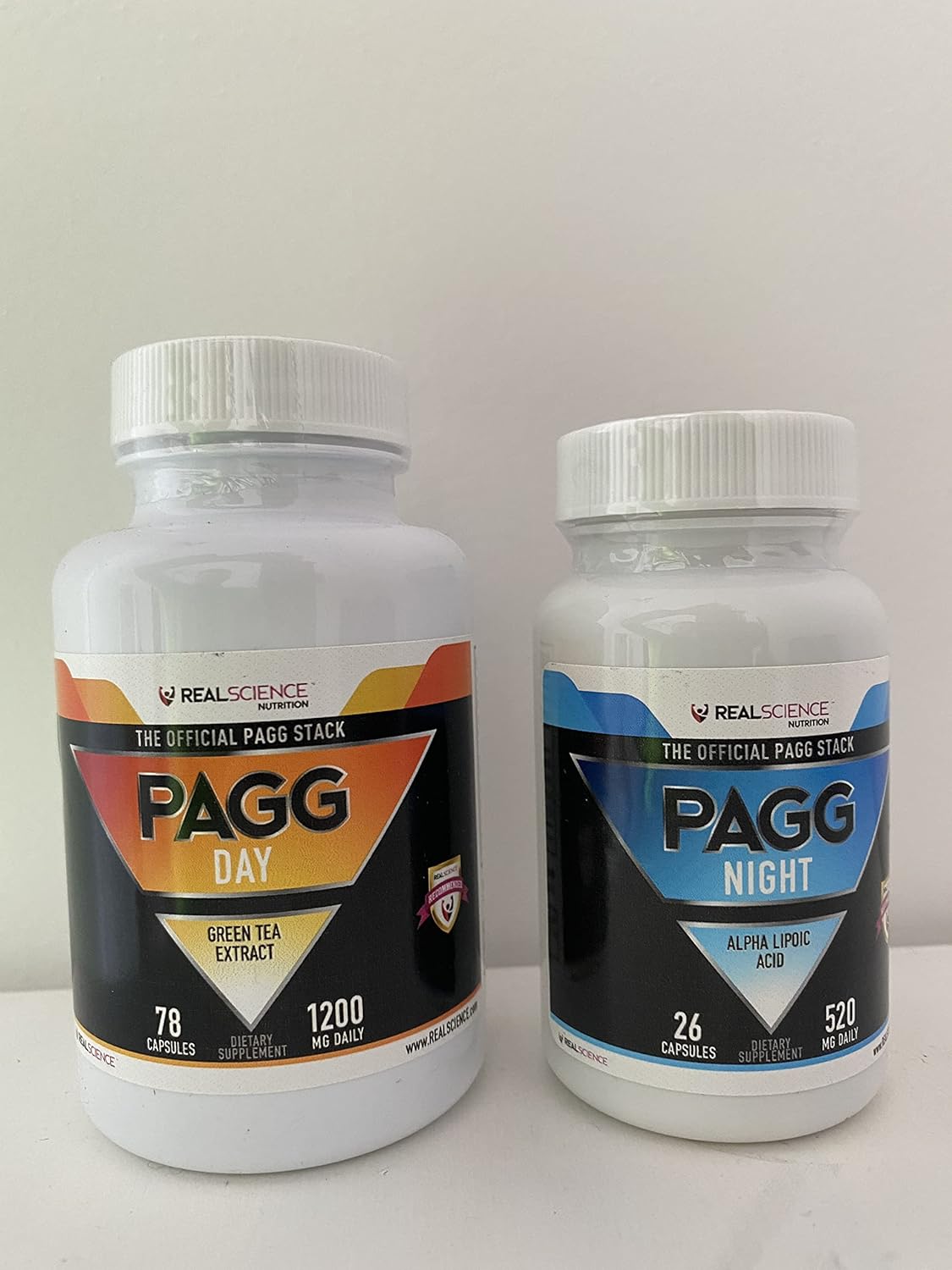 Pagg Stack: Official 4 Hour Body Fat Burning & Muscle Building Support, Green Tea Extract Day & Alpha Lipoic Acid Night Supplements