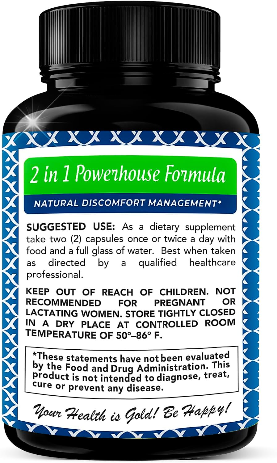 Palmitoylethanolamide + Luteolin Supplement 630mg - 98% Standardized - 99% Micronized Pea - USA Made - 120 Capsules