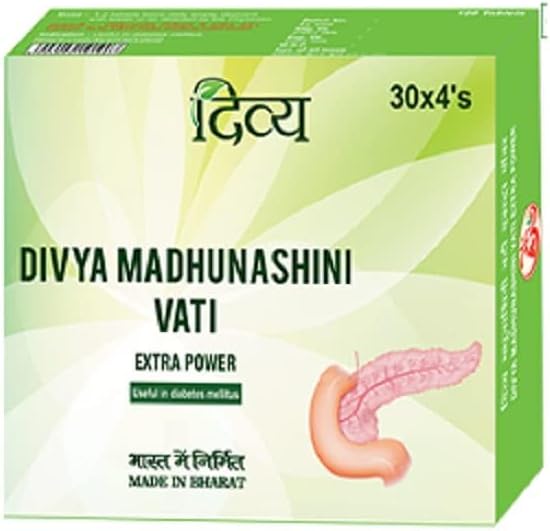Patanjali Divya Madhunashini Vati Extra Power - 120 Tablets, Natural Blood Sugar Support
