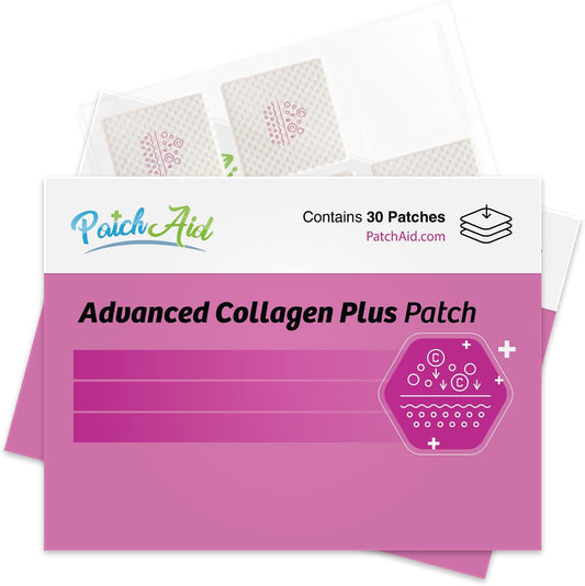 PatchAid Collagen Plus Topical Patch - 30 Day Supply for Skin Health and Repair