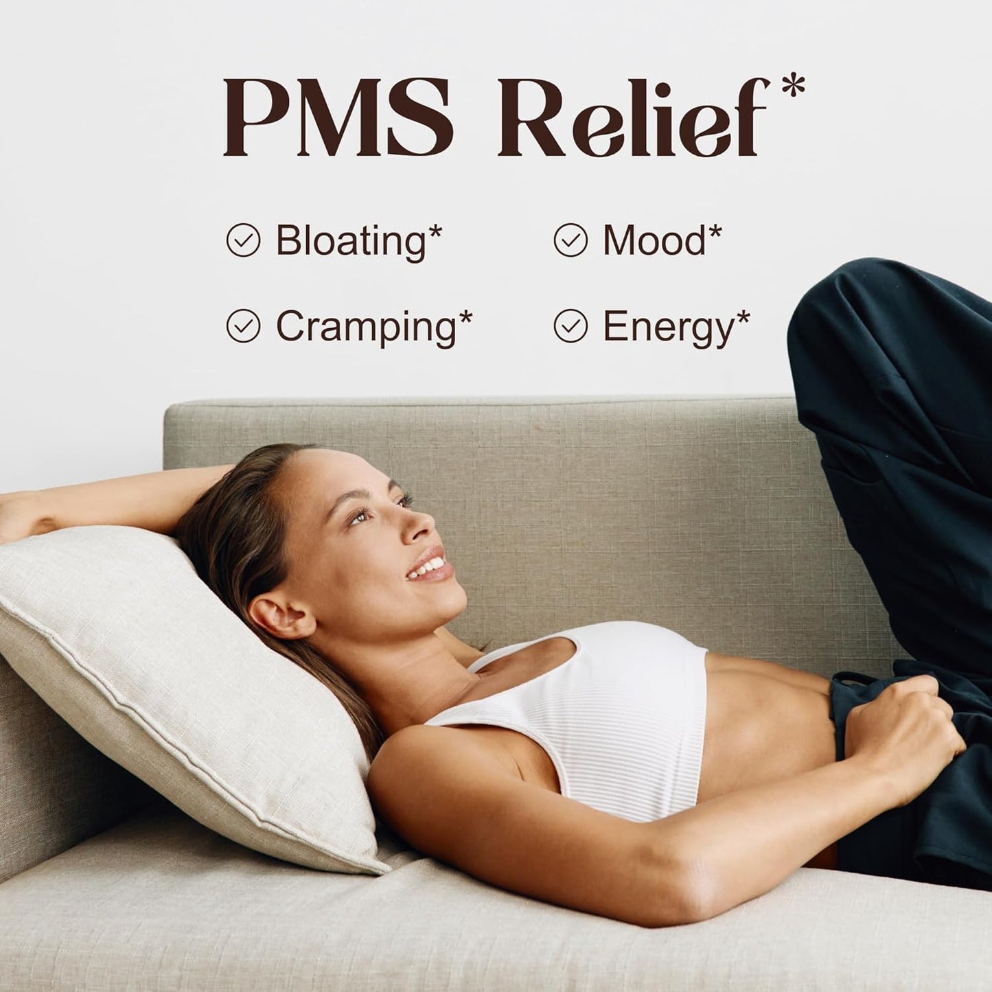 PCOS Queen Hormone Balance Supplement for Irregular Periods - Vegan Formula to Support Menstrual Cycle & Skin Health