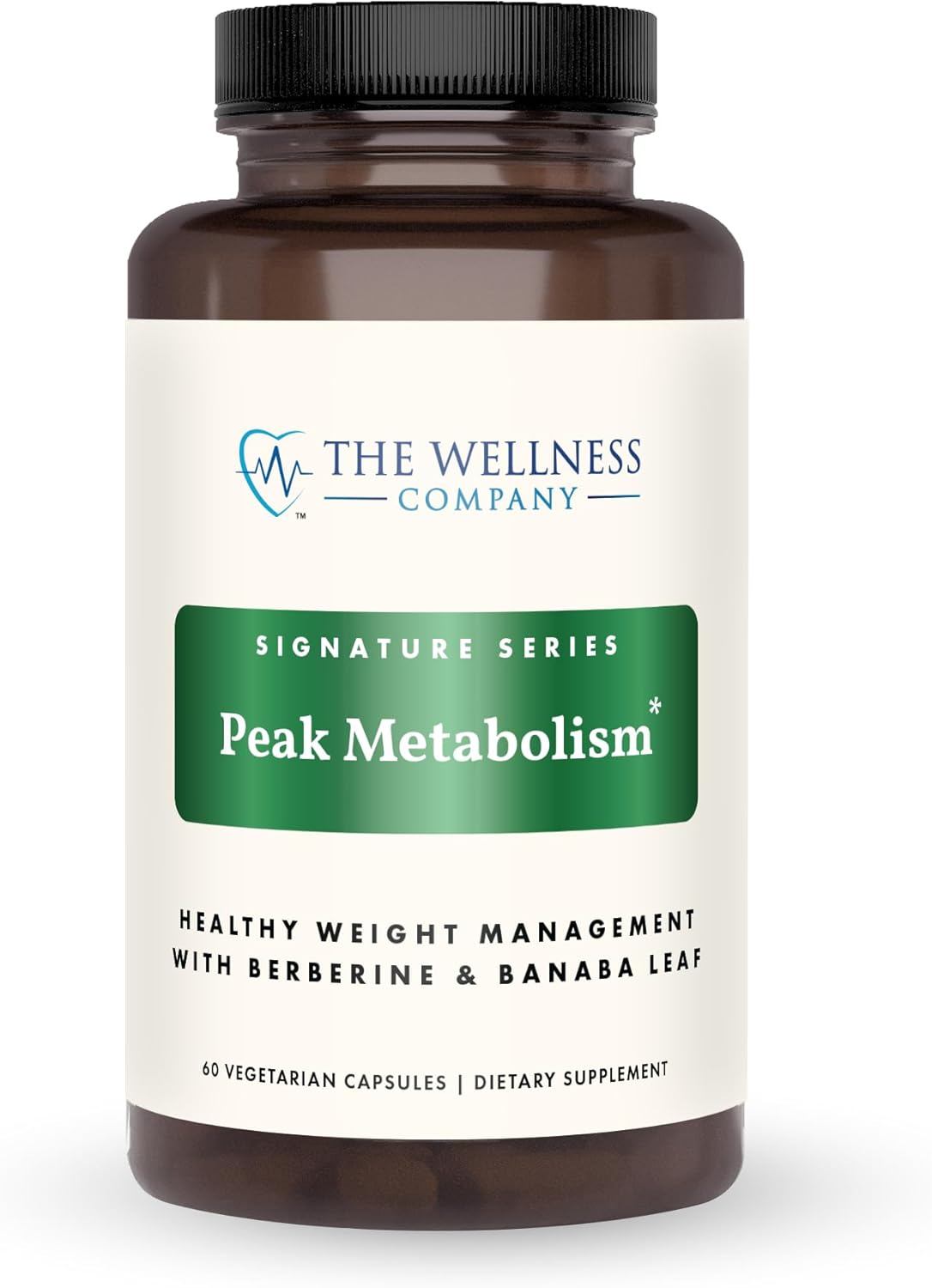 Peak Metabolism Capsules - Natural Glycemic Control for Weight Loss - Vegan & Gluten Free - Supports Healthy Glycemic Levels