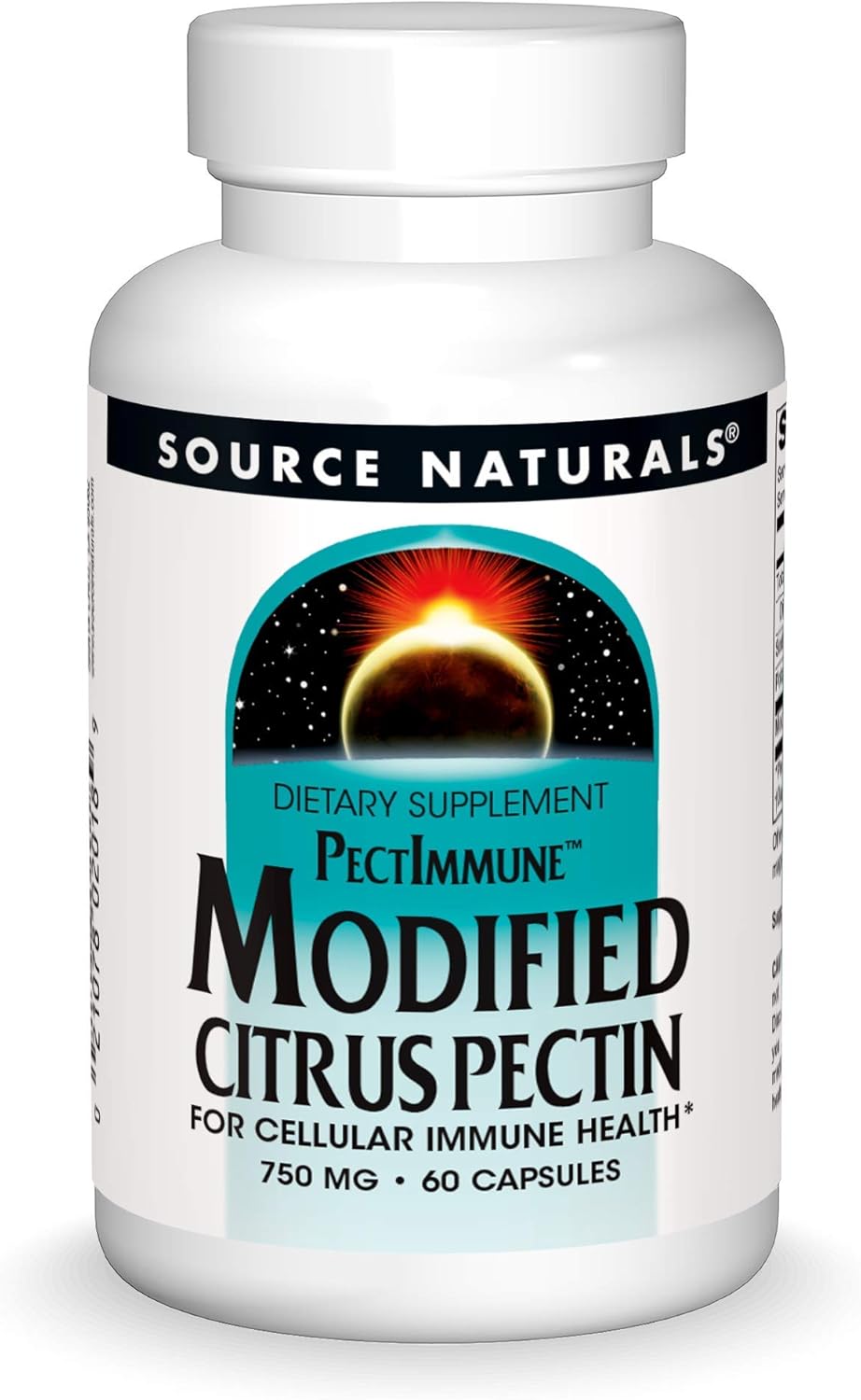 PectImmune Modified Citrus Pectin Capsules - 750mg - 60 Count for Cellular Immune Health