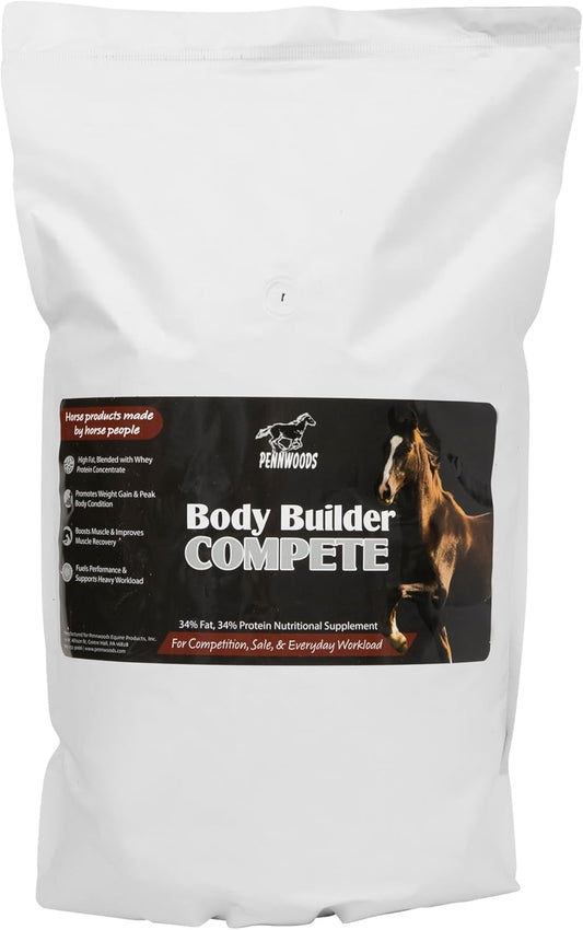 Pennwoods Body Builder Compete: High-Quality Horse Weight Gain Supplement for Competition and Sale, 11lb Bag
