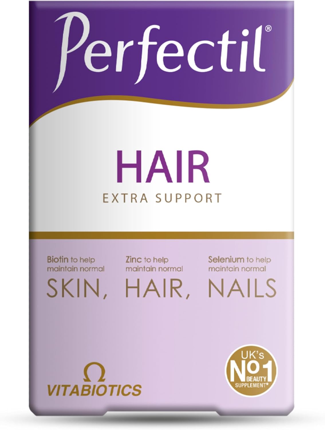 Perfectil Vitabiotics Multivitamin for Hair Growth and Thickening | Supports Healthy, Thicker Hair with Vitamin D, E, Collagen, Biotin | Hair Health Supplement
