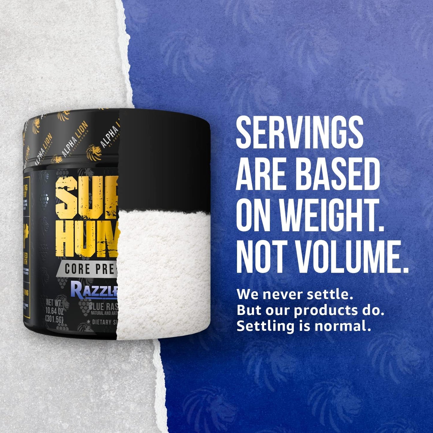 Performance-Enhancing Pre Workout Powder with Creatine, Beta Alanine, L-Citrulline, and Caffeine for Energy - Blue Raspberry Flavor (30 Servings)