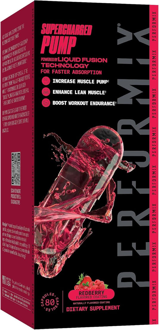 Performance-Enhancing Pre-Workout Supplement with Nitrosigine® and Betaine for Muscle Pump, Strength, and Endurance - 80 Capsules