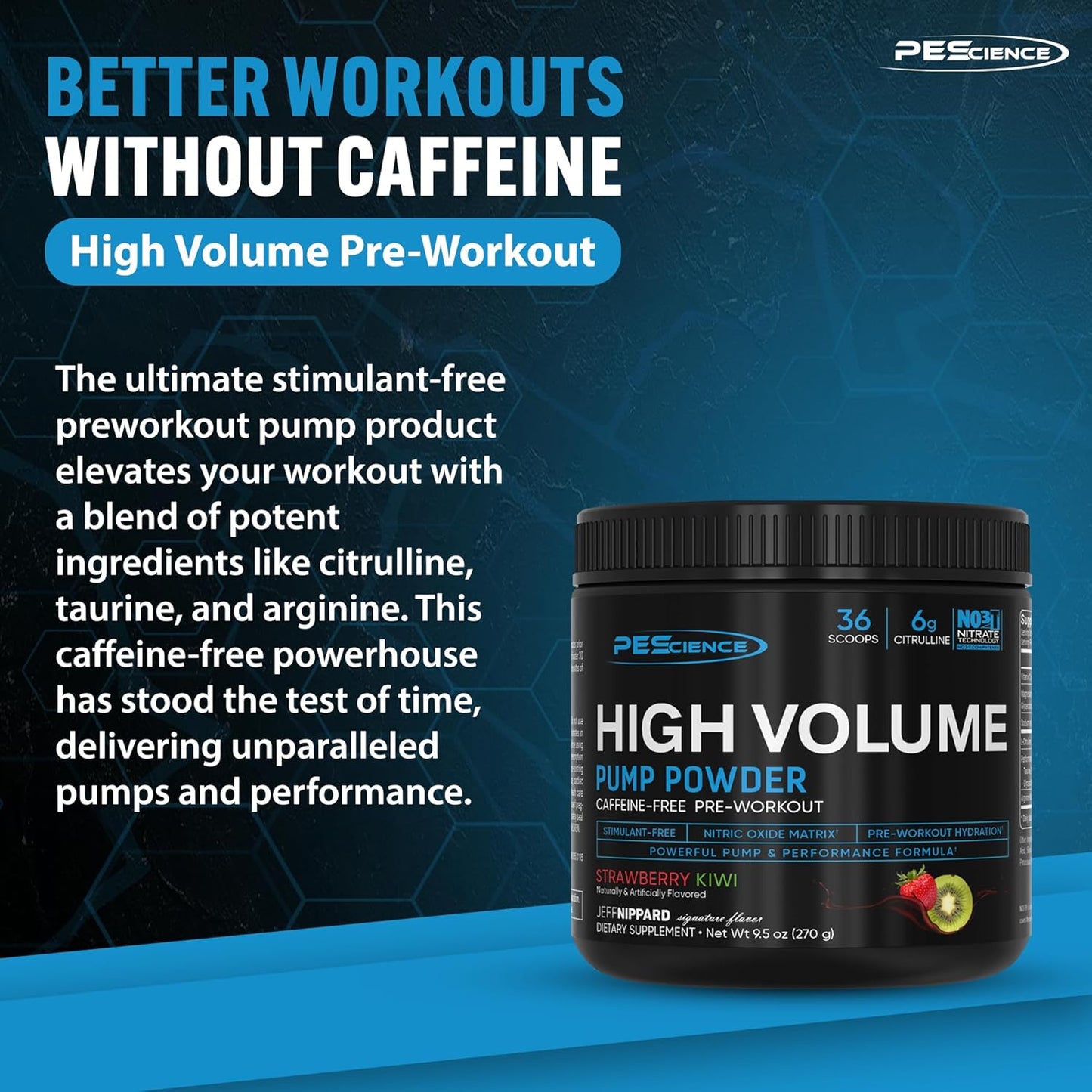 PEScience Pre Workout Stack: Sour Peach Candy Flavor, Nitric Oxide Booster, L-Arginine & L-Citrulline, 40 & 36 Scoops, Pre Workout Powder for Men & Women
