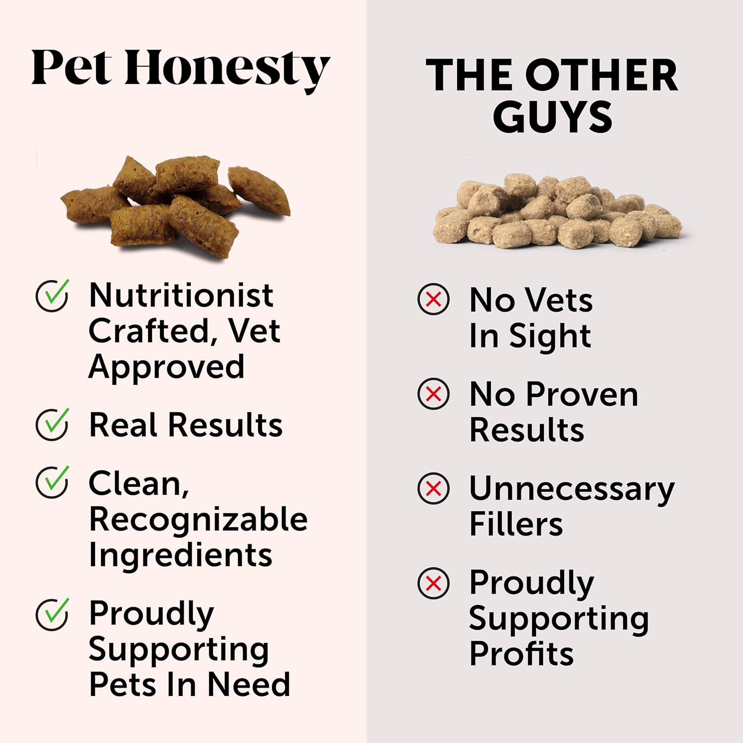 Pet Honesty Cat Multivitamin Crunchy & Creamy Chews - Cat Treats for Health + Immune Support, Joint Care, Skin & Coat Health, Digestive Health - Omega 3s, Lysine & Probiotic Vitamins - 30 Day Supply