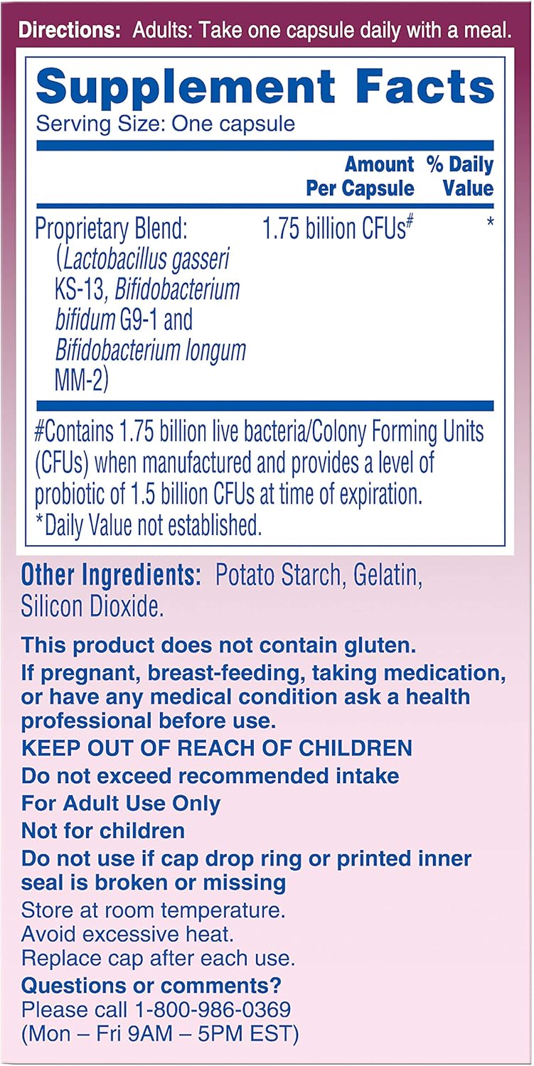 Phillips' Colon Health Probiotic Capsules, 30-Count Bottles - Bulk Pack Savings (Pack of 4)