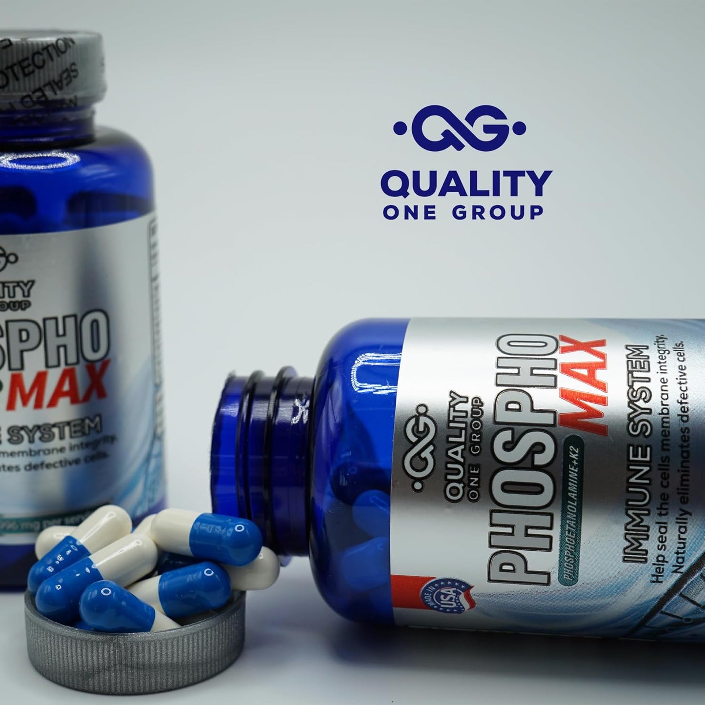 Phosphomax Fosfoetanolamina Capsules - Natural Immune System Booster with 26 Years of Research - 180 Count