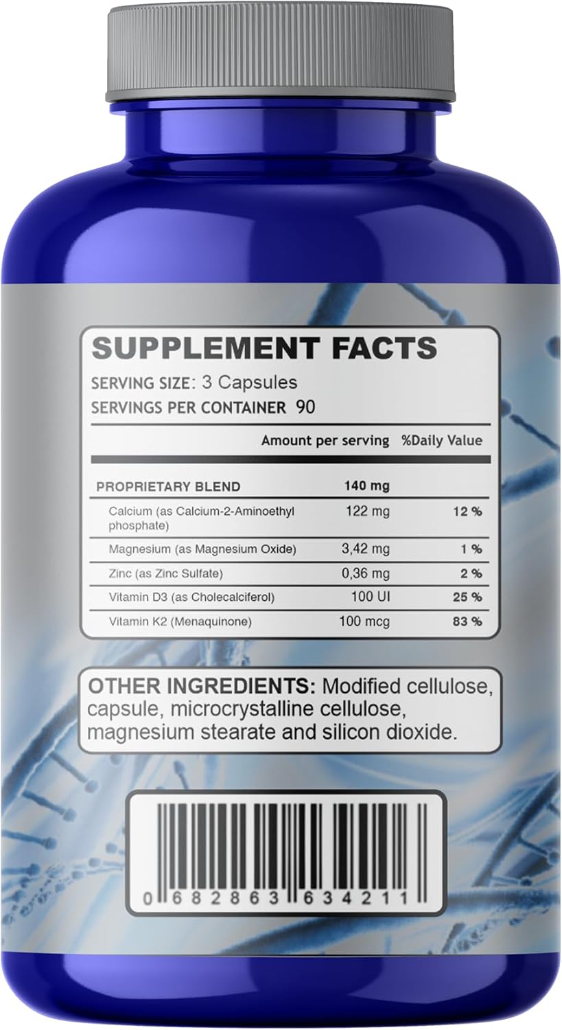 Phosphomax Fosfoetanolamina Capsules - Natural Immune System Booster with 26 Years of Research - 180 Count