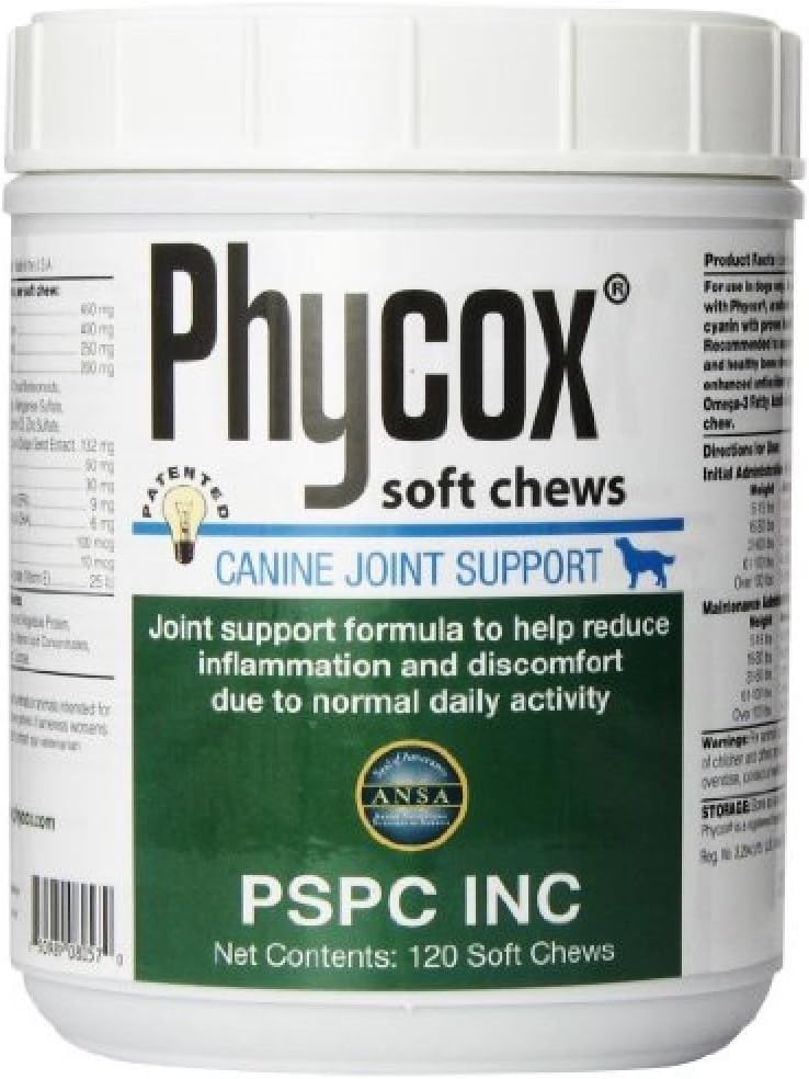 PhyCox Soft Chews 120 ct Vitamins & Supplements for Joint Health, New Formula