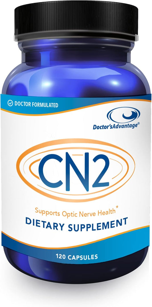 Physician-Formulated CN2 Supplement with Bilberry Extract for Optic Nerve Health - 120 Capsules