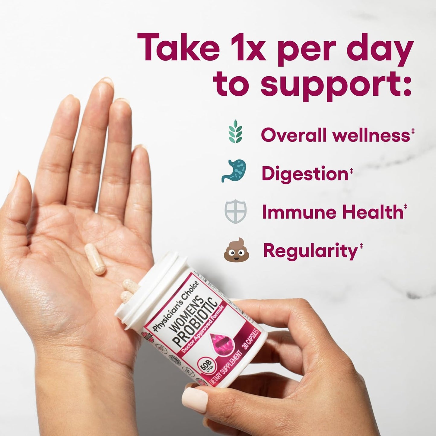 Physician's CHOICE Probiotic Family Bundle - Women's, Kids, and Men's Probiotics (90ct total)