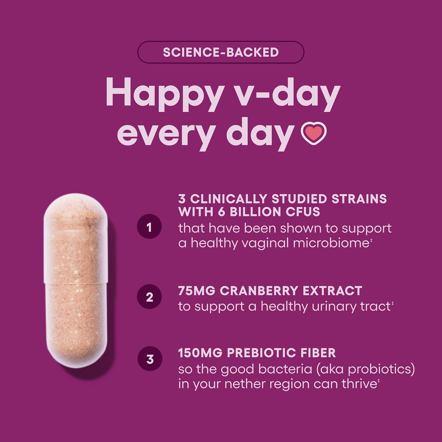 Physician's CHOICE Vaginal Probiotics with Licorice Root for Women - Promotes PH Balance, Odor Control, Yeast Prevention, and Feminine Health - 6 Billion CFU - Organic Prebiotic and Cranberry - 45 Count