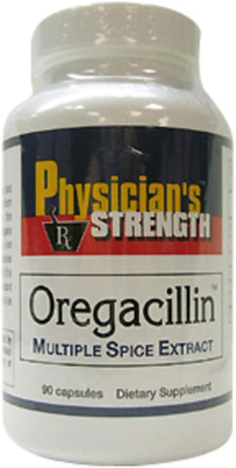 Physician's Strength Oregacillin Capsules - 90 Servings - Spice Extract Blend - Respiratory Health Support