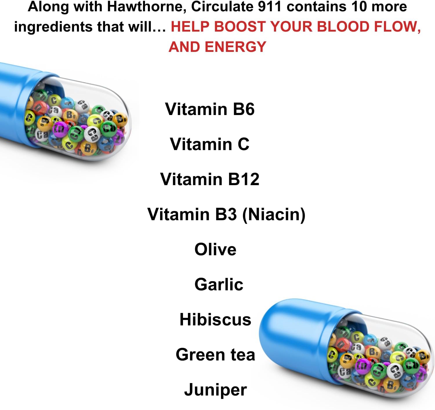 Phytage Labs Circulate 911 Supplement - Natural Antioxidant for Blood Flow & Immune Support - 60 Capsules