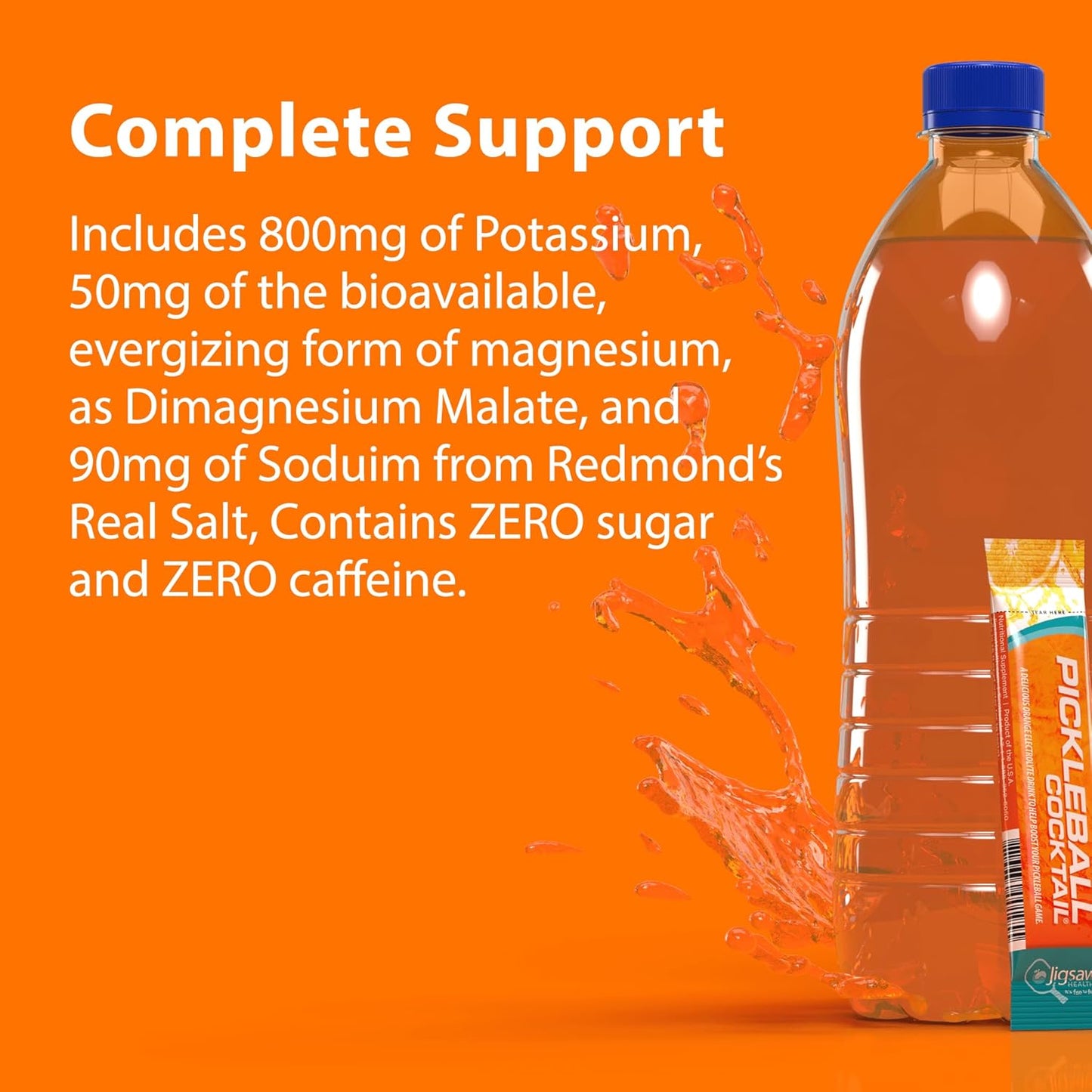 Pickleball Cocktail Orange Flavor Drink Mix - 60 Servings