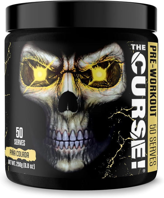 Pina Colada Pre Workout Powder - Boost Strength, Energy & Focus for Men & Women with Caffeine, Beta-Alanine, Creatine & L-Citrulline - 50 Servings