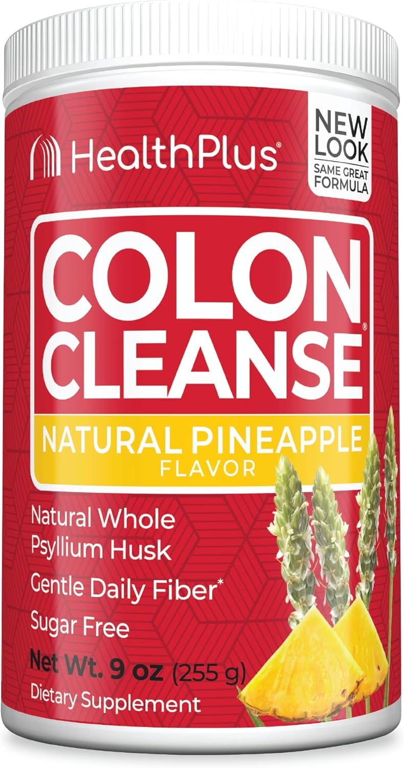 Pineapple Flavored Colon Cleanse Digestive Support with Natural Sweetener for Toxin Elimination and Reduced Bloating
