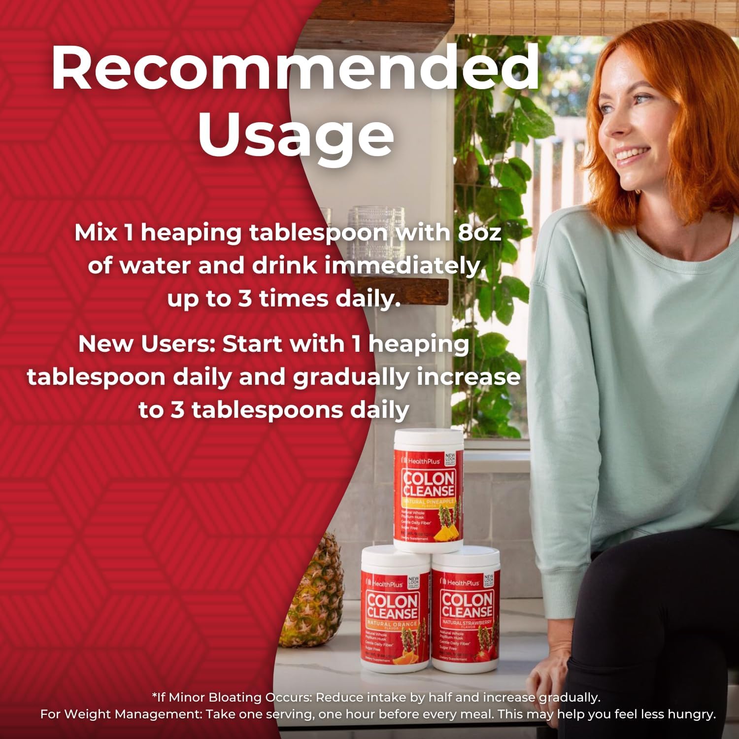 Pineapple Flavored Colon Cleanse Digestive Support with Natural Sweetener for Toxin Elimination and Reduced Bloating