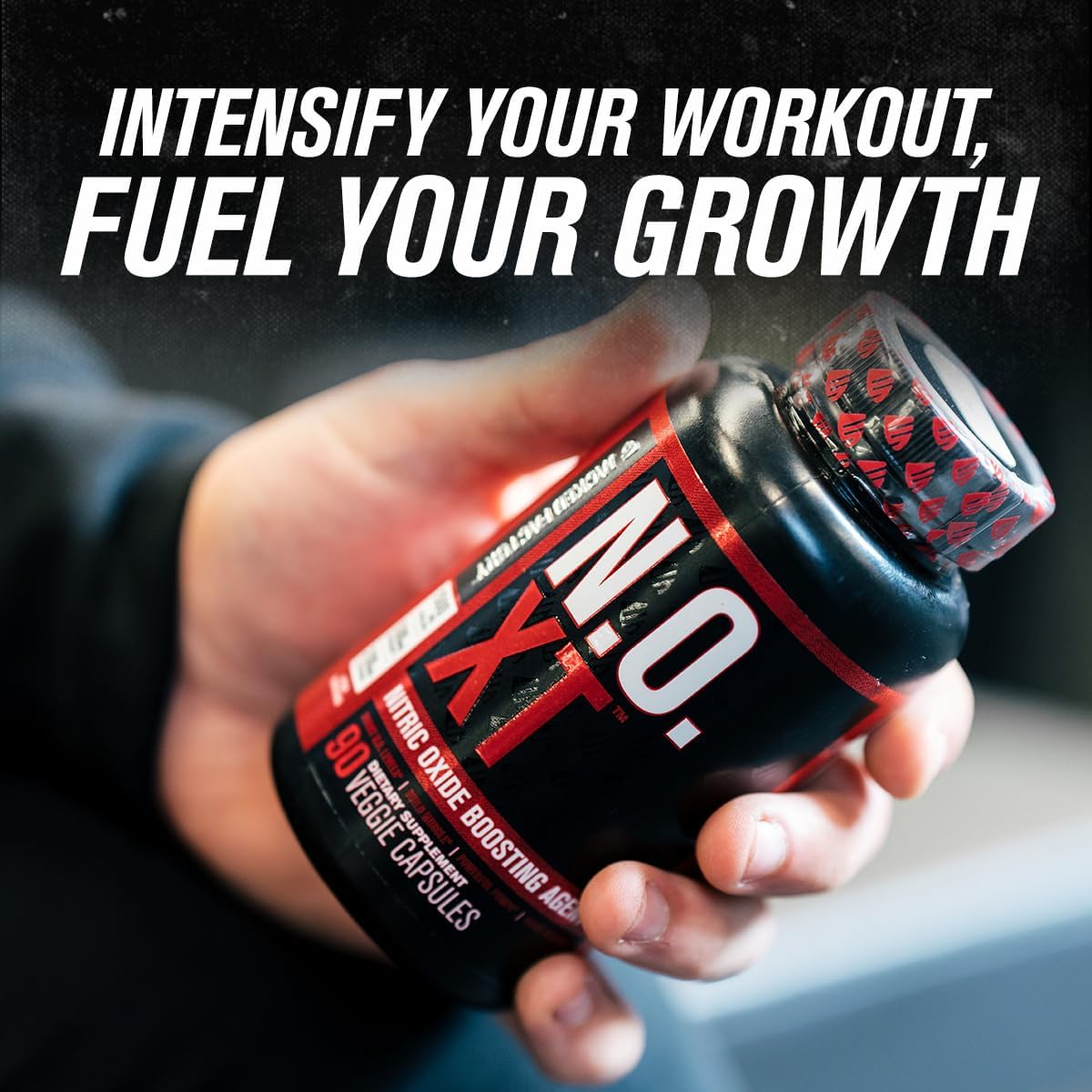 Pineapple Pre-Workout Combo: Jacked Factory Nitrosurge & N.O. XT Nitric Oxide Booster for Men & Women