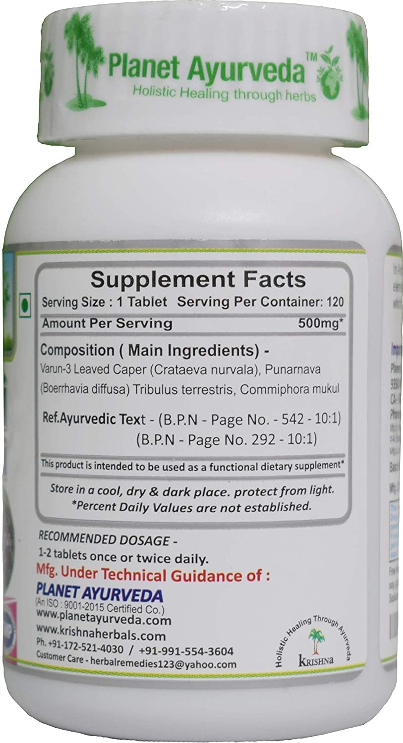 Planet Ayurveda Varunadi Vati Tablets - 240 Tablets, 2 Pack