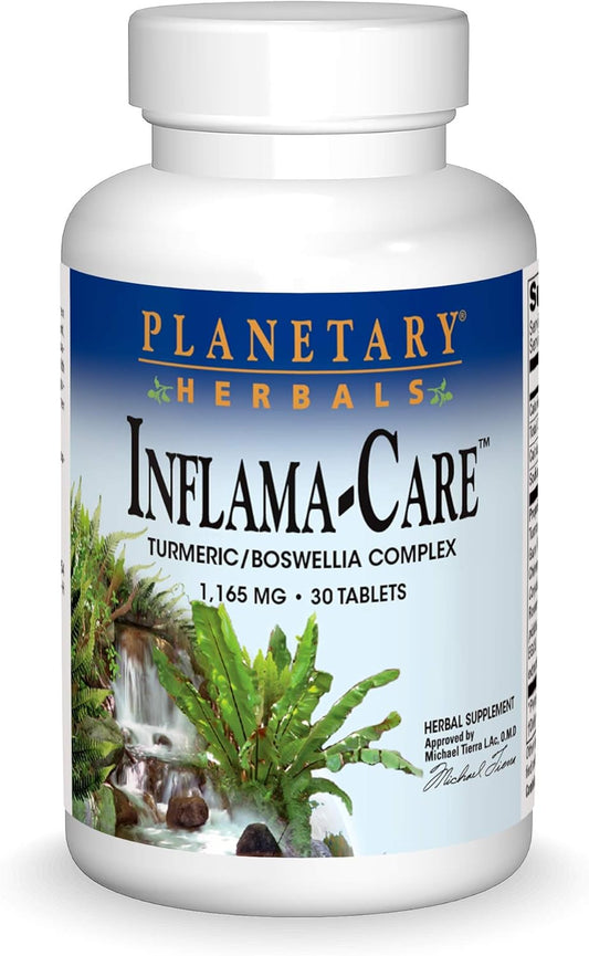 Planetary Herbals Inflama-Care Complex with Turmeric & Boswellia - 30 Tablets