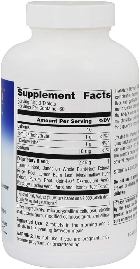 Planetary Herbals Stone Free 820mg 180 Tablets - Herbal Support for Kidney Health