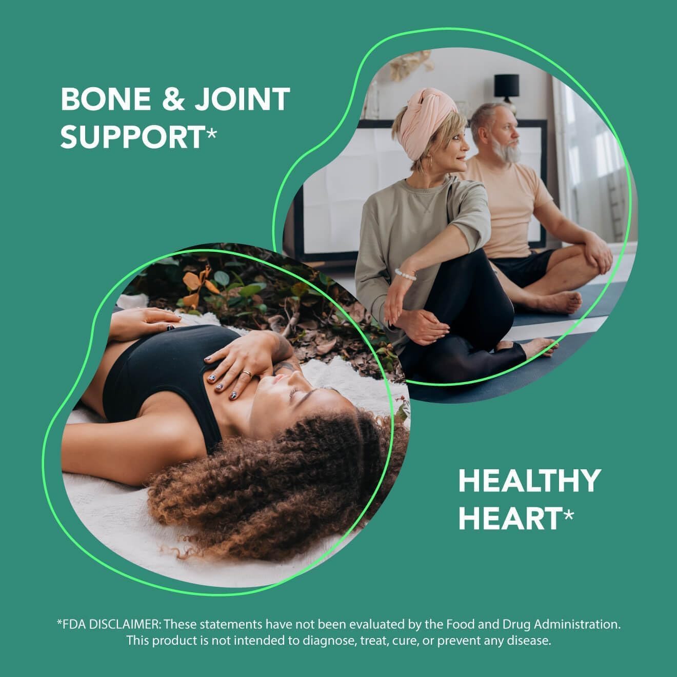 Plant-Based Algae DHA & EPA Omega 3 Supplement for Heart, Brain, Eye, Skin, Immune Support - Carrageenan Free (60ct)