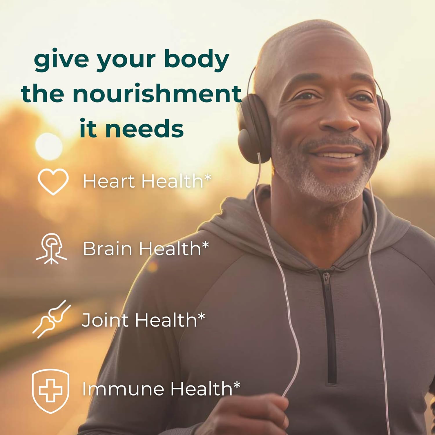 Plant-Based Algae Omega-3 Softgels, 30 Servings, EPA + DHA for Brain, Heart & Immune Support, Krill & Fish Oil Alternative