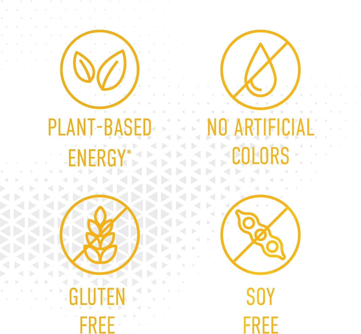 Plant-Based Caffeine Chews for Long Lasting Energy Boost - GummiShot Energy Gummies, Tropical Flavor (15ct)
